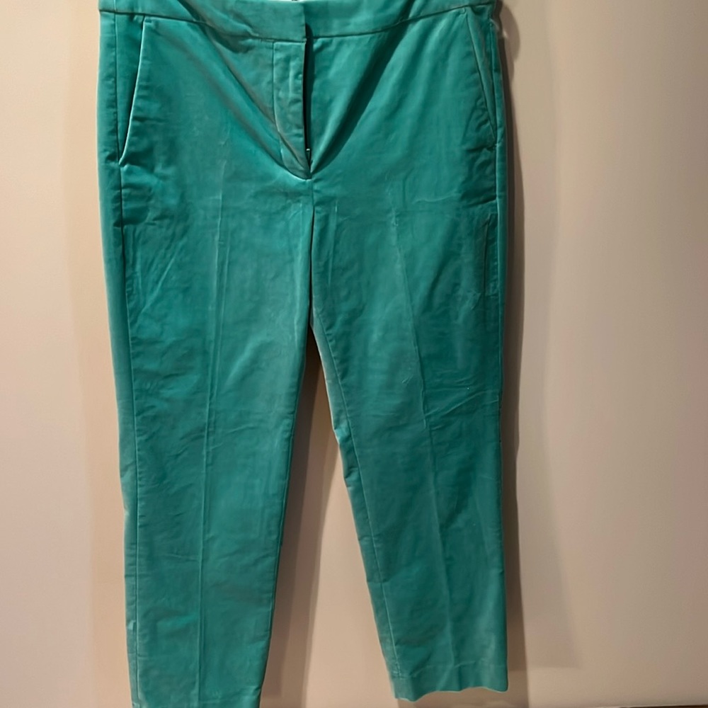 Full-length Kate straight-leg pant in stretch velvet